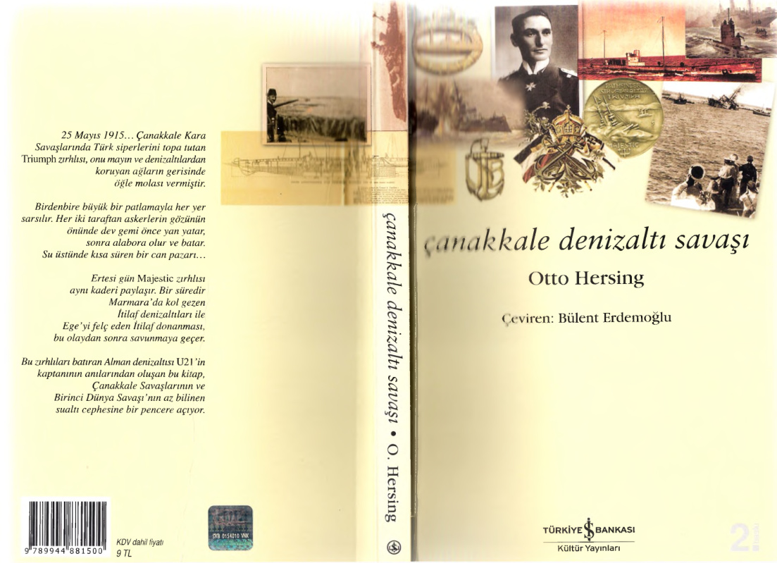 Çanakkale Denizaltı Savaşı PDF – Otto Hersing