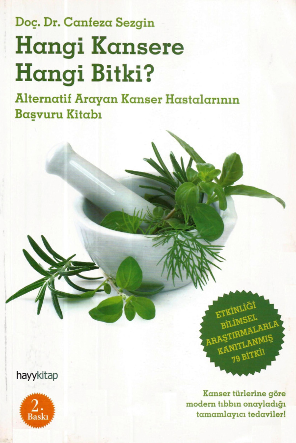 Hangi Kansere Hangi Bitki PDF – Dr. Canfeza Sezgin