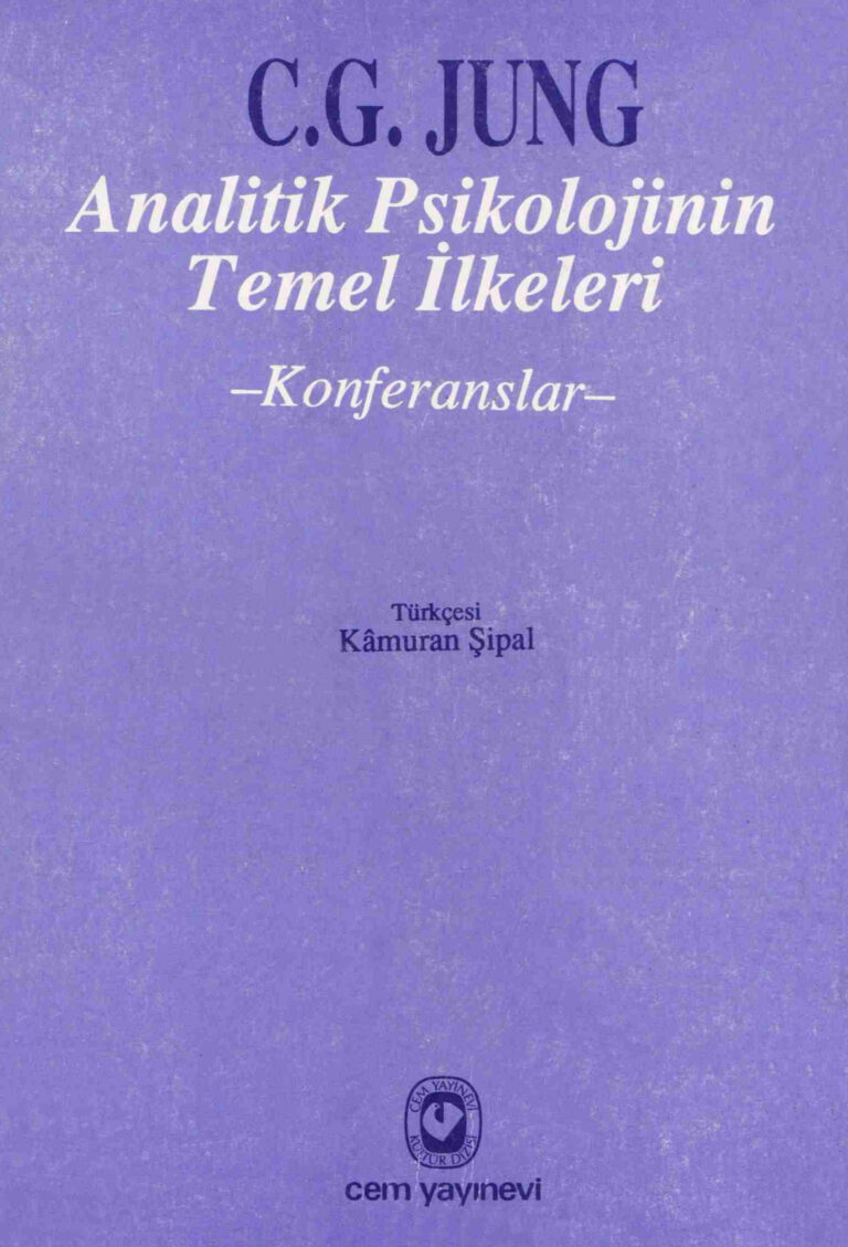 Carl Gustav Jung Analitik Psikolojinin Temel İlkeleri Cem Yayınevi 162 163. sy. eksik Kitap Kapağı