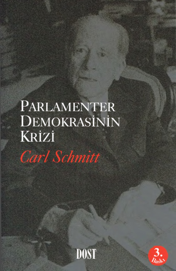 Parlamenter Demokrasinin Krizi PDF – Carl Schmitt