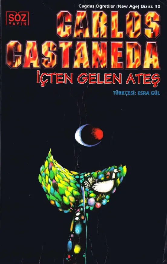 Carlos Castaneda İçten Gelen Ateş Söz Yayınları Kitap Kapağı