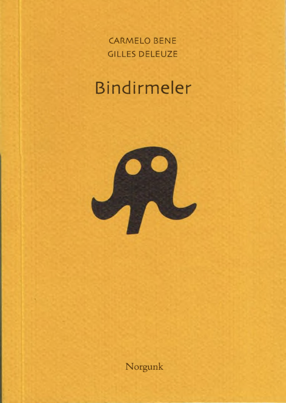 Bindirmeler PDF – Carmelo Bene, Gilles Deleuze