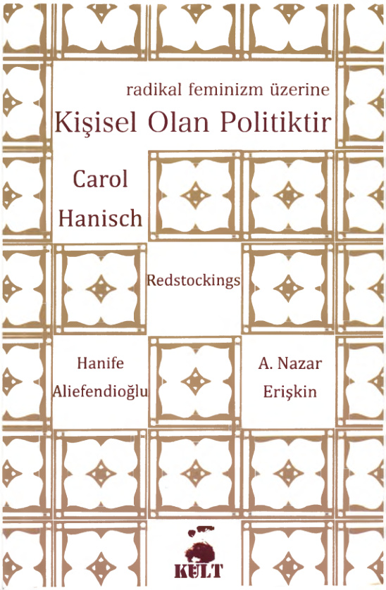Kişisel Olan Politiktir PDF – Carol Hanisch