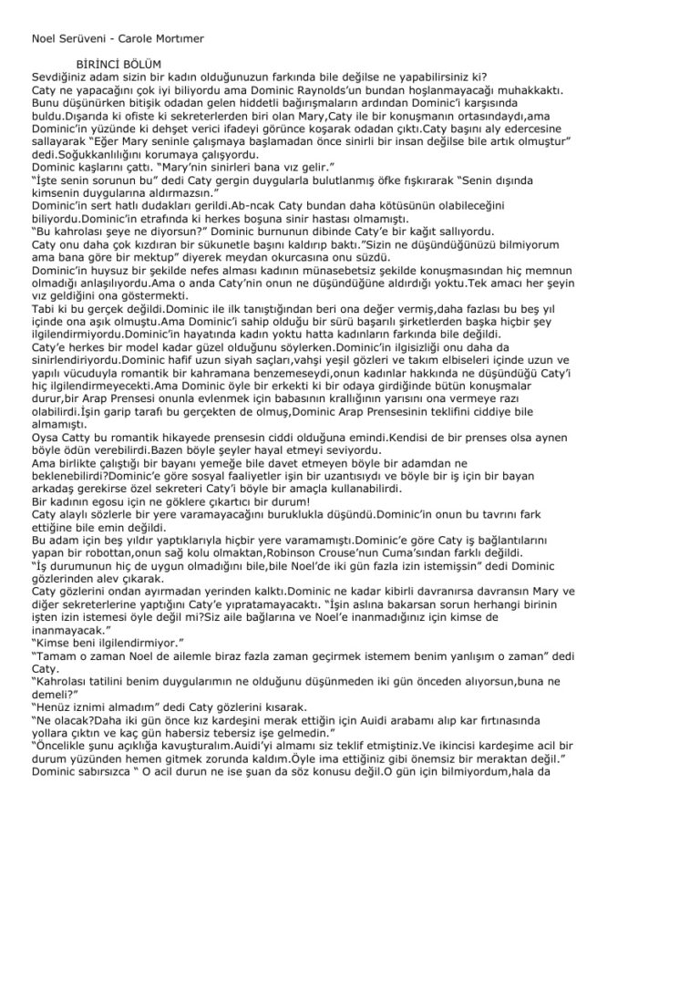 Carole Mortımer Noel Seruveni Kitap Kapağı