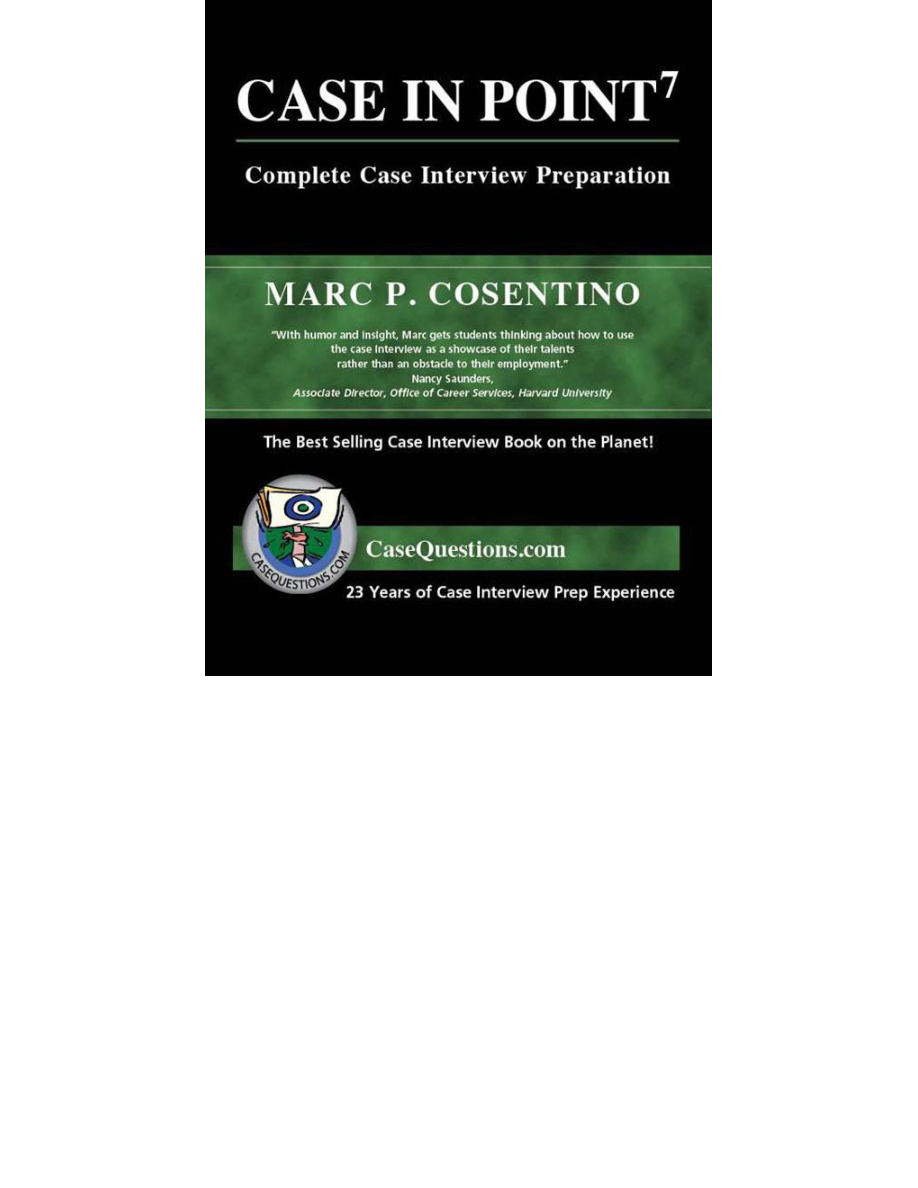 Case In Point PDF – Marc P. Cosentino