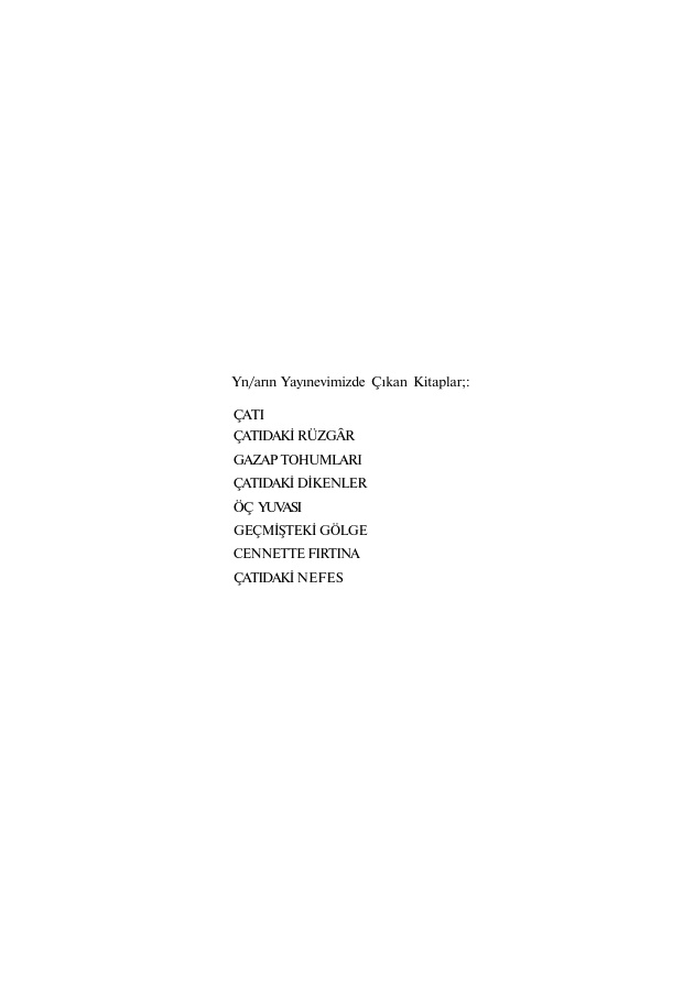 Çatının Sırları PDF – V. C. Andrews
