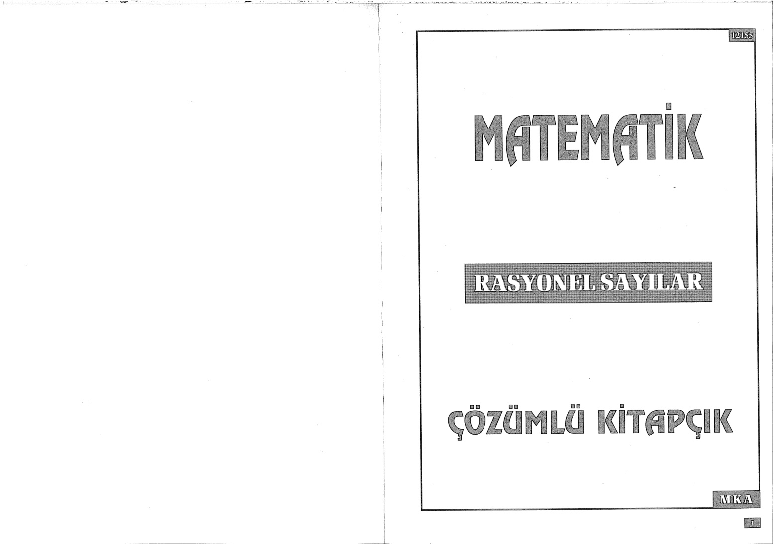 Rasyonel Sayılar PDF – Celal Aydın