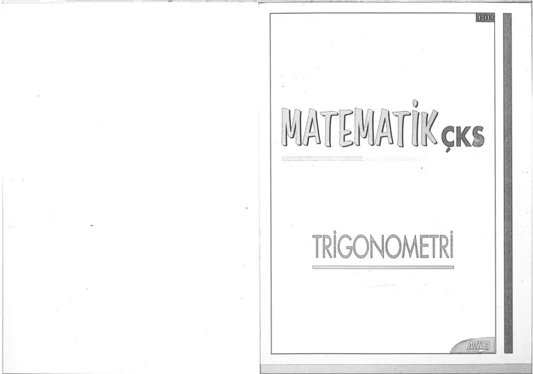 Celal Aydın Yayınları Trigonometri Kitap Kapağı