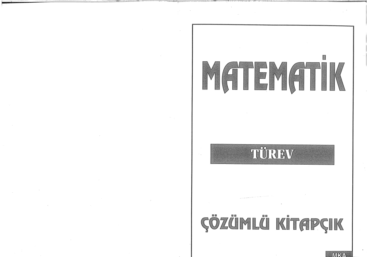 Türev PDF – Celal Aydın