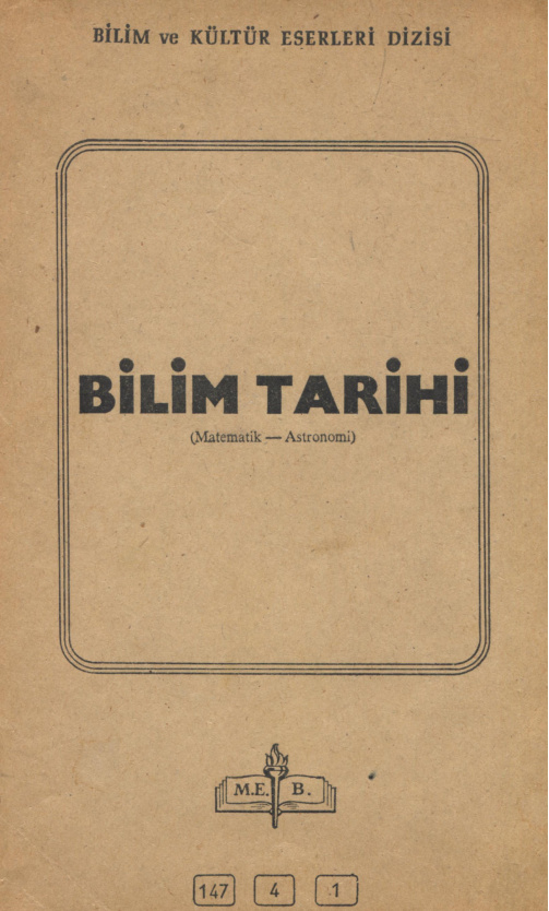 Bilim Tarihi PDF – Celal Saraç