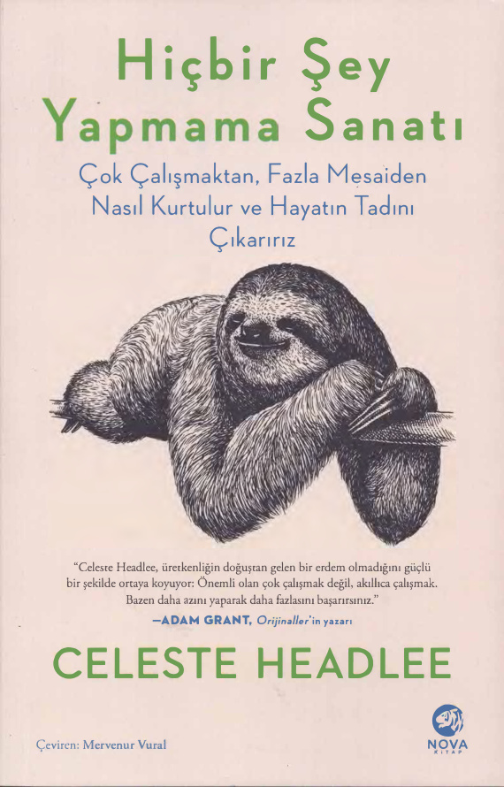 Hiçbir Şey Yapmama Sanatı PDF – Celeste Headlee