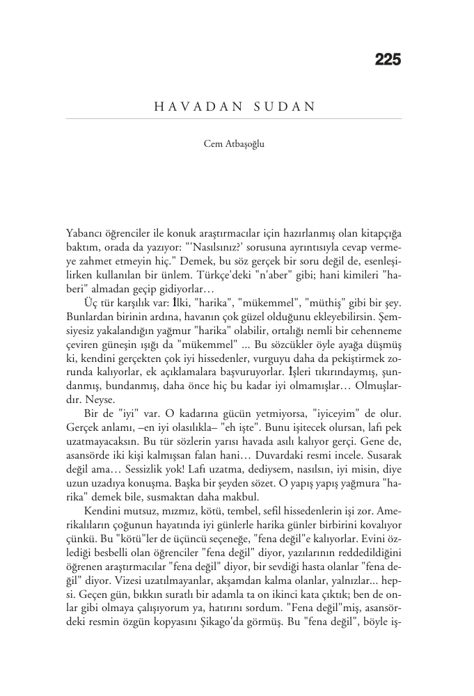 Havadan Sudan PDF – Cem Atabaşoğlu