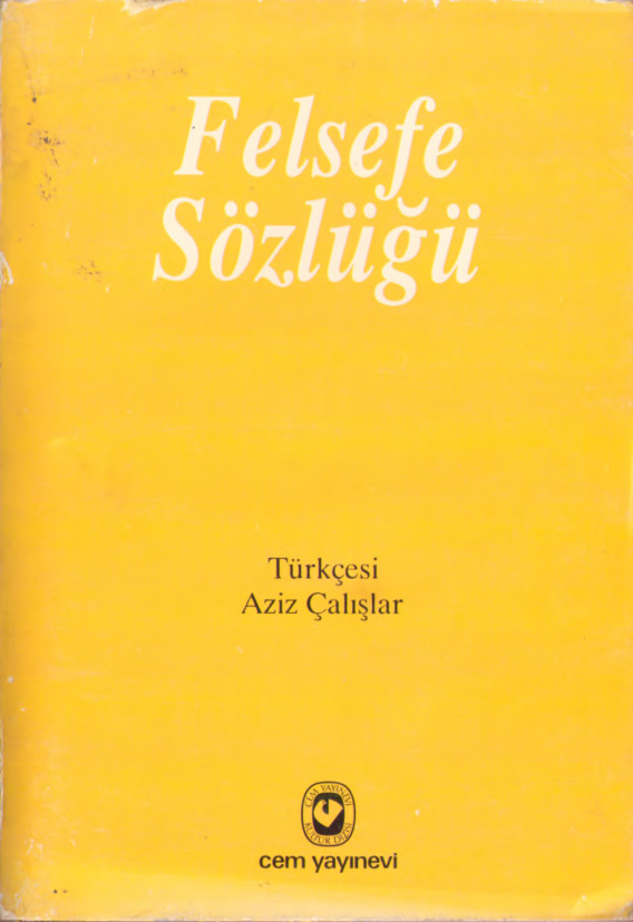 Felsefe Sözlüğü PDF – Cem_Frolov (I. T. Frolov)