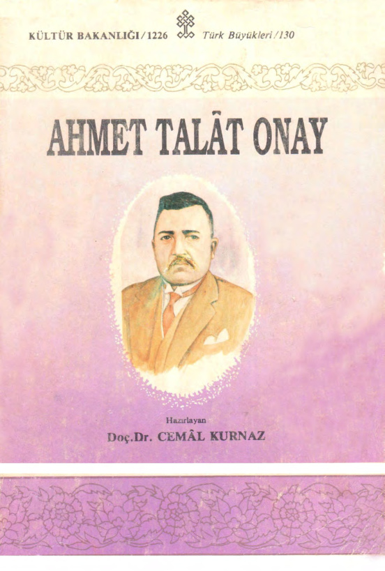 Ahmet Talat Onay PDF – Cemal Kurnaz