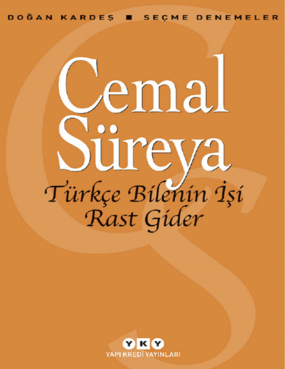 Türkçe Bilenin İşi Rast Gider PDF – Cemal Süreya