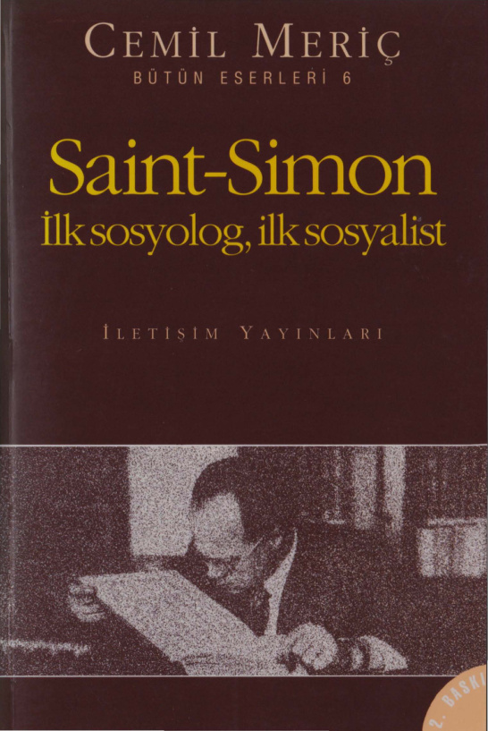 Saint Simon: İlk Sosyolog İlk Sosyalist PDF – Cemil Meriç