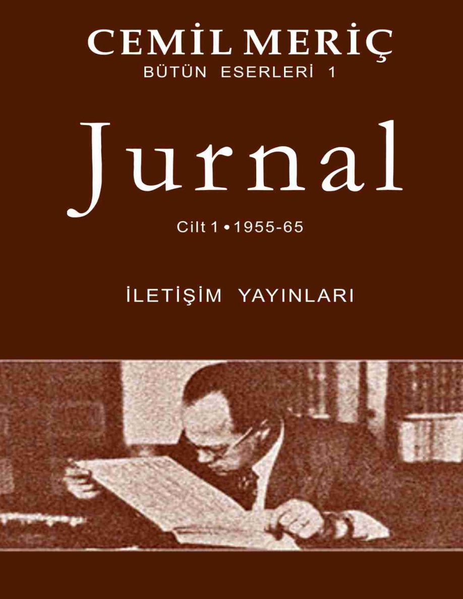Jurnal Cilt 1 PDF – Cemil Meriç