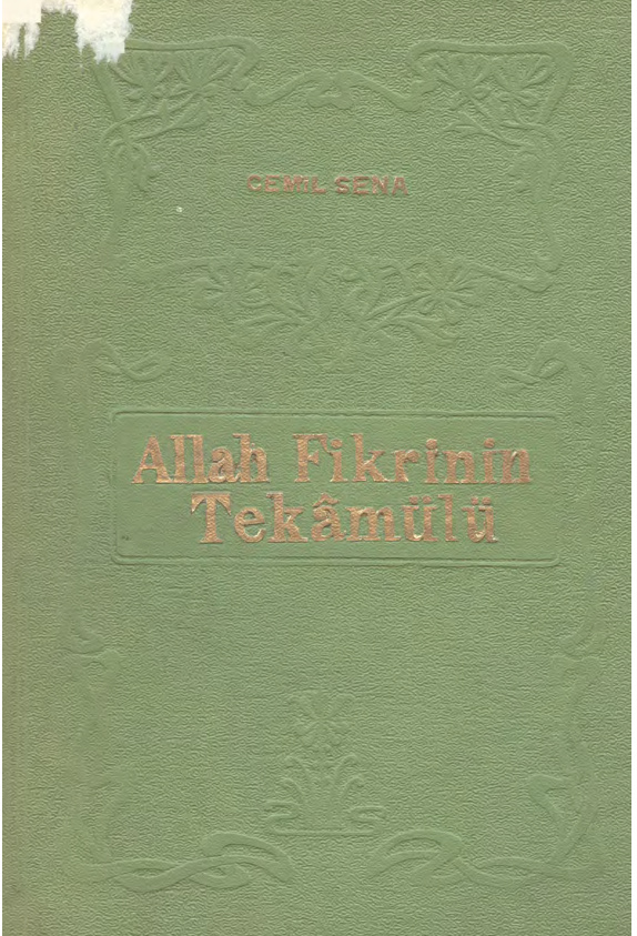 Allah Fikrinin Tekamülü PDF – Cemil Sena