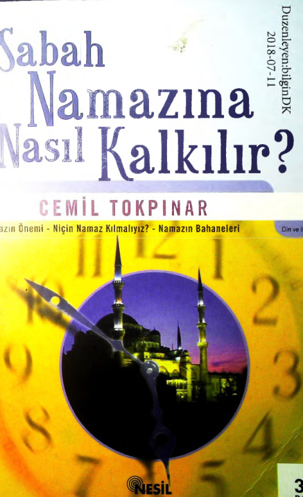 Sabah Namazına Nasıl Kalkılır PDF – Cemil Tokpınar