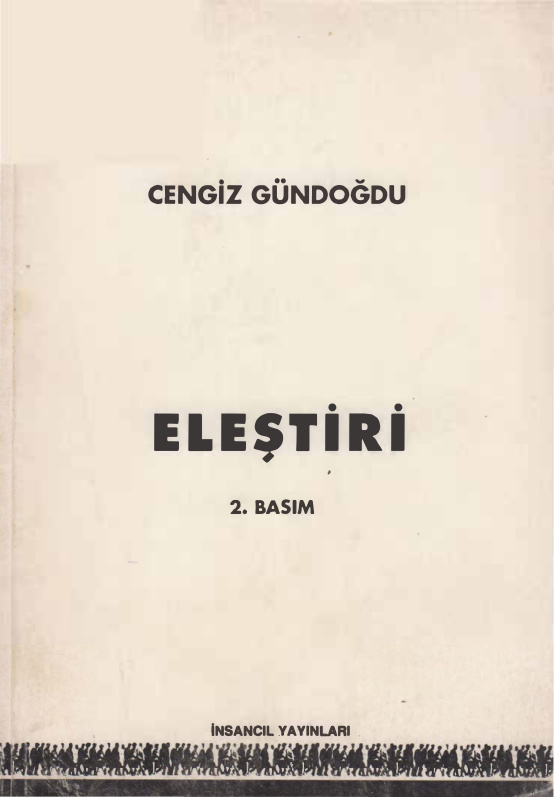 Eleştiri PDF – Cengiz Gündoğdu