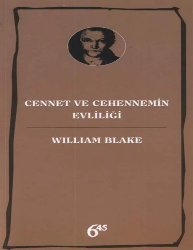 Cennet ve Cehennemin Evliliği William Blake Kitap Kapağı