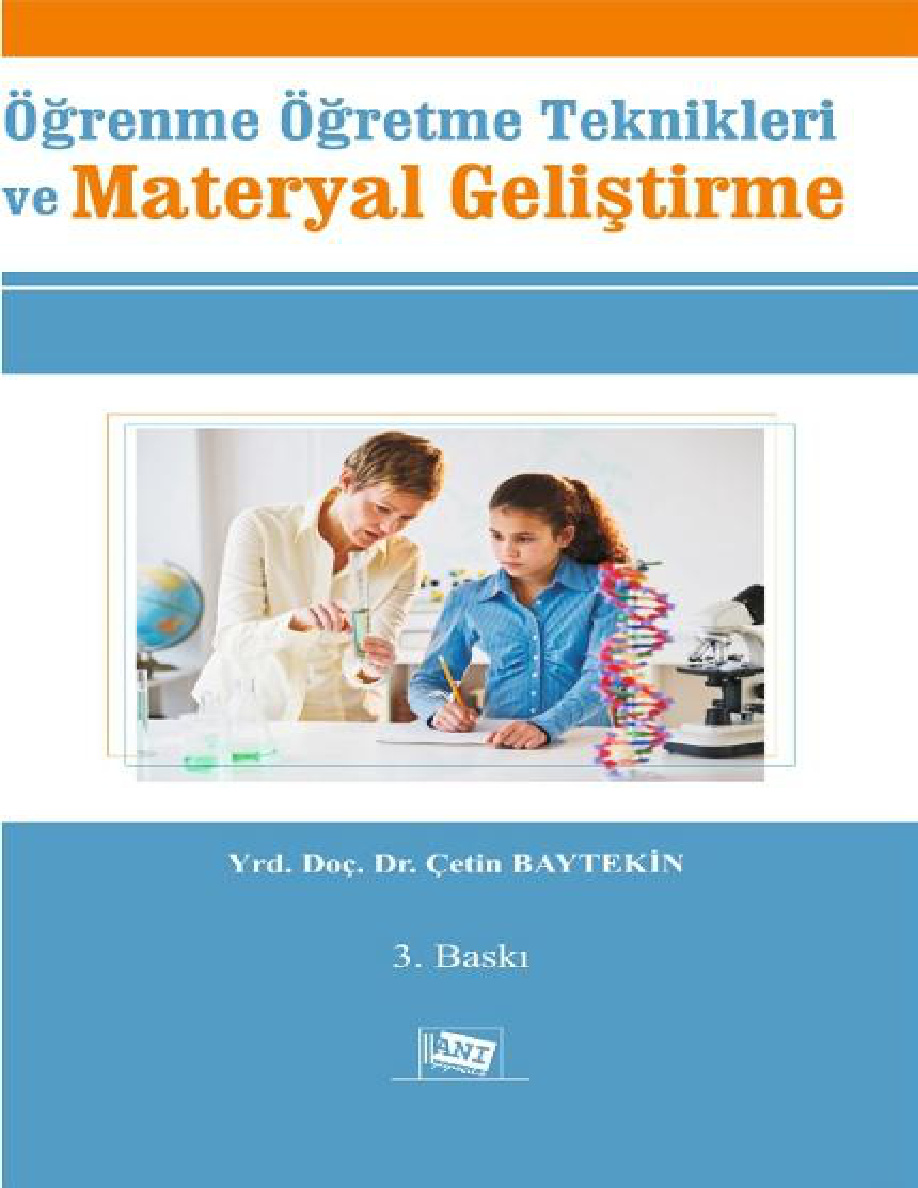 Öğrenme Öğretme Teknikleri ve Materyal Geliştirme PDF – Çetin Baytekin