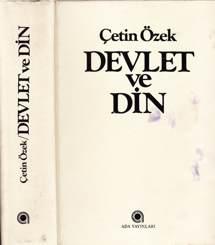 Devlet ve Din PDF – Çetin Özek