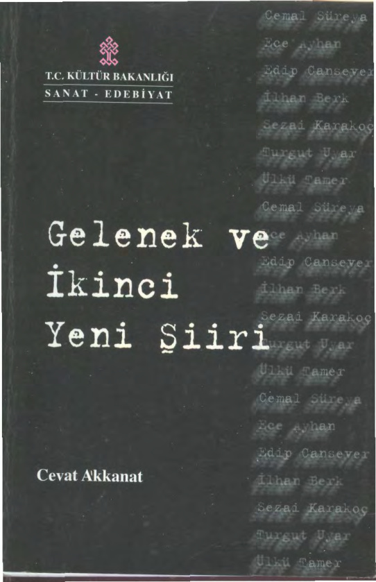 Gelenek ve İkinci Yeni Şiiri PDF – Cevat Akkanat