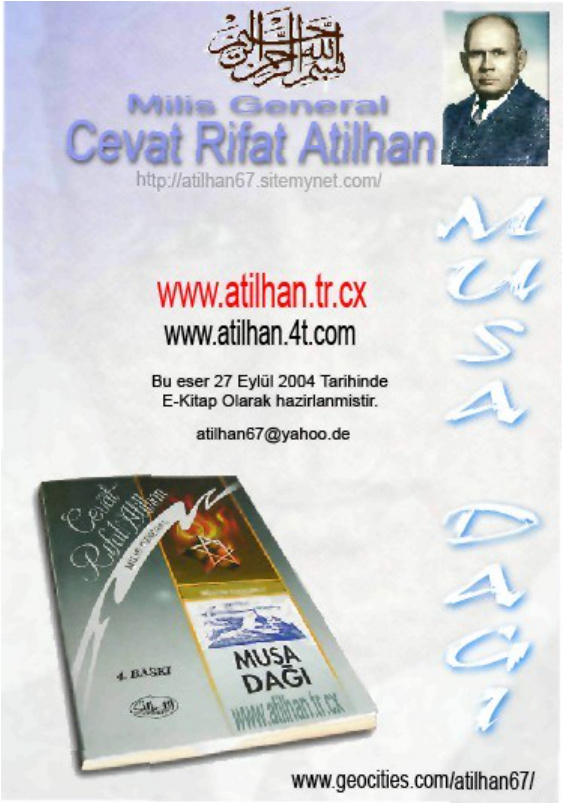 Musa Dağı PDF – Cevat Rıfat Atilhan