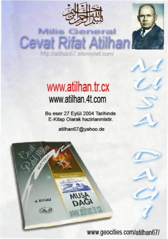 Musa Dağı PDF – Cevat Rıfat Atilhan