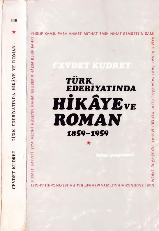 Türk Edebiyatında Hikaye ve Roman 1859-1959 Cilt 1 PDF – Cevdet Kudret