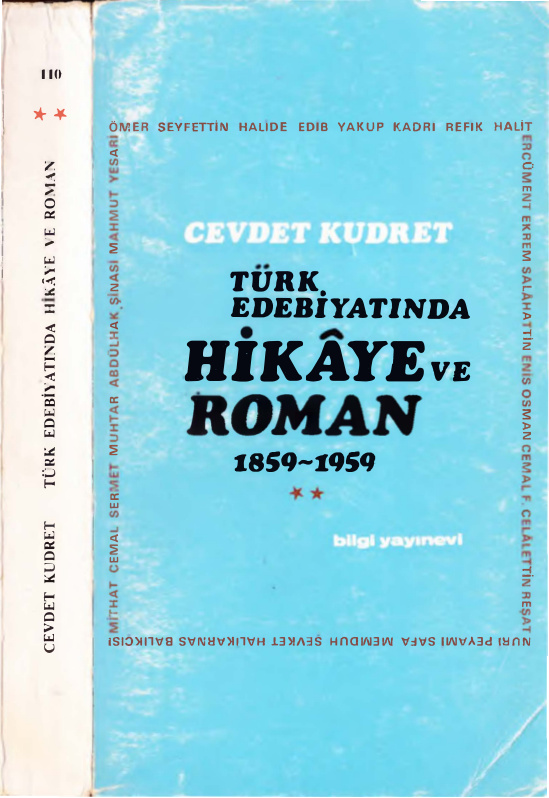 Türk Edebiyatında Hikaye ve Roman 1859-1959 Cilt 2 PDF – Cevdet Kudret