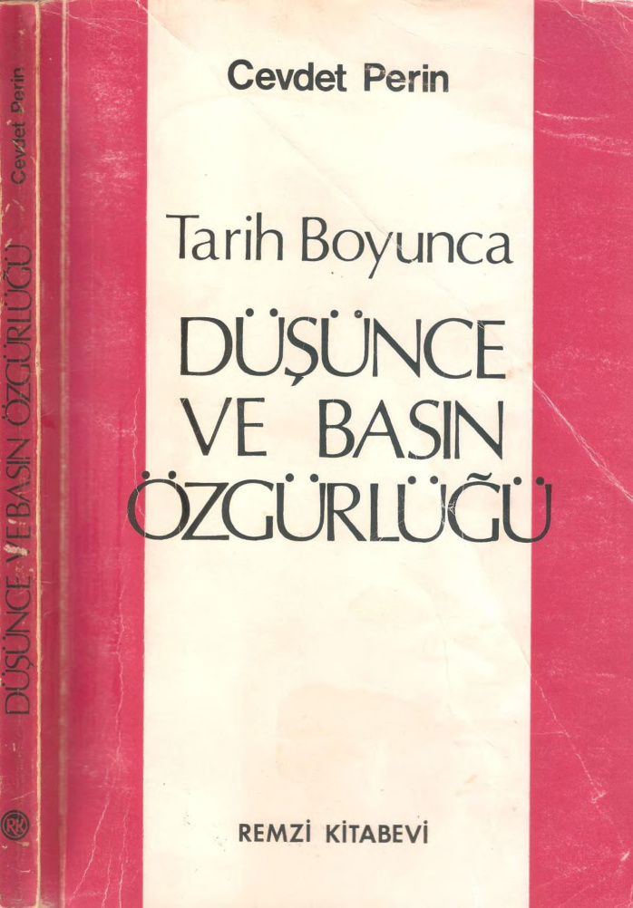 Tarih Boyunca Düşünce ve Basın Özgürlüğü PDF – Cevdet Perin