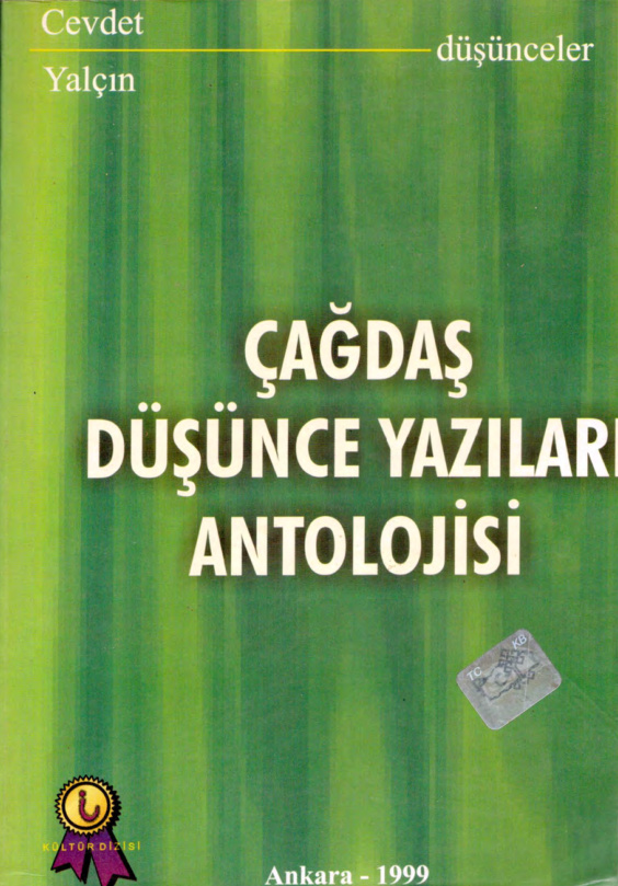 Çağdaş Düşünce Yazıları Antolojisi PDF – Cevdet Yalçın (Haz.)