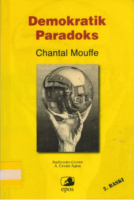 Demokratik Paradoks PDF – Chantal Mouffe