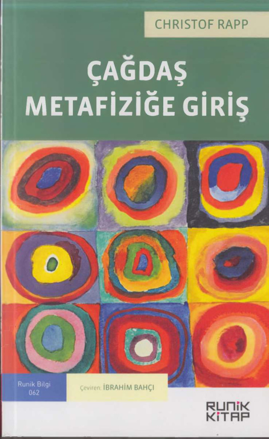 Çağdaş Metafiziğe Giriş PDF – Christof Rapp