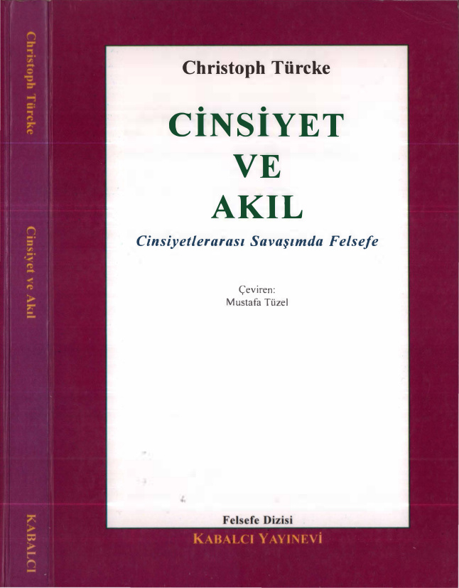 Cinsiyet ve Akıl PDF – Christoph Türcke
