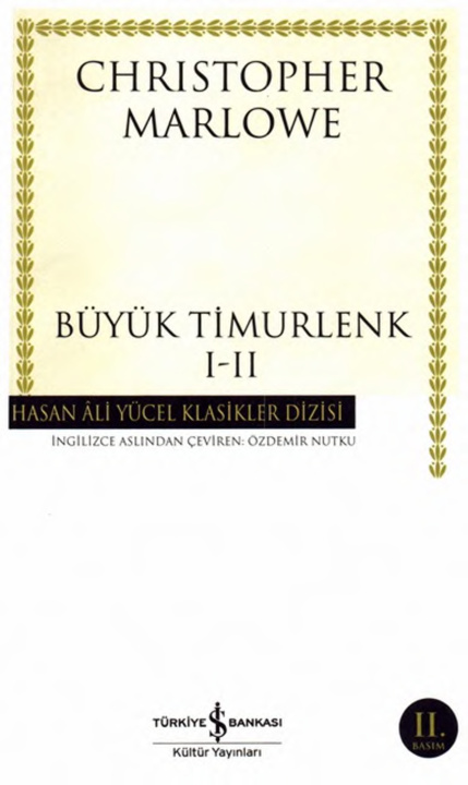 Büyük Timurlenk PDF – Christopher Marlowe