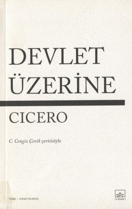 Devlet Üzerine PDF – Cicero