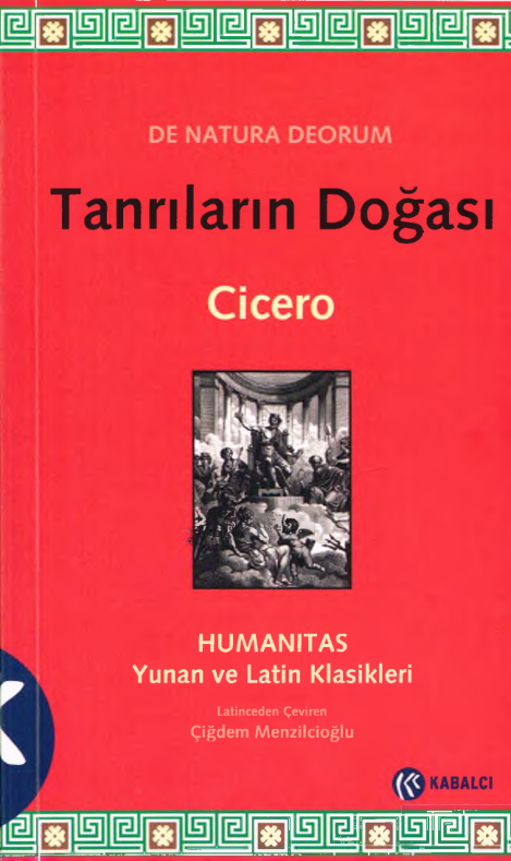 Tanrıların Doğası (Kabalcı Baskısı) PDF – Cicero