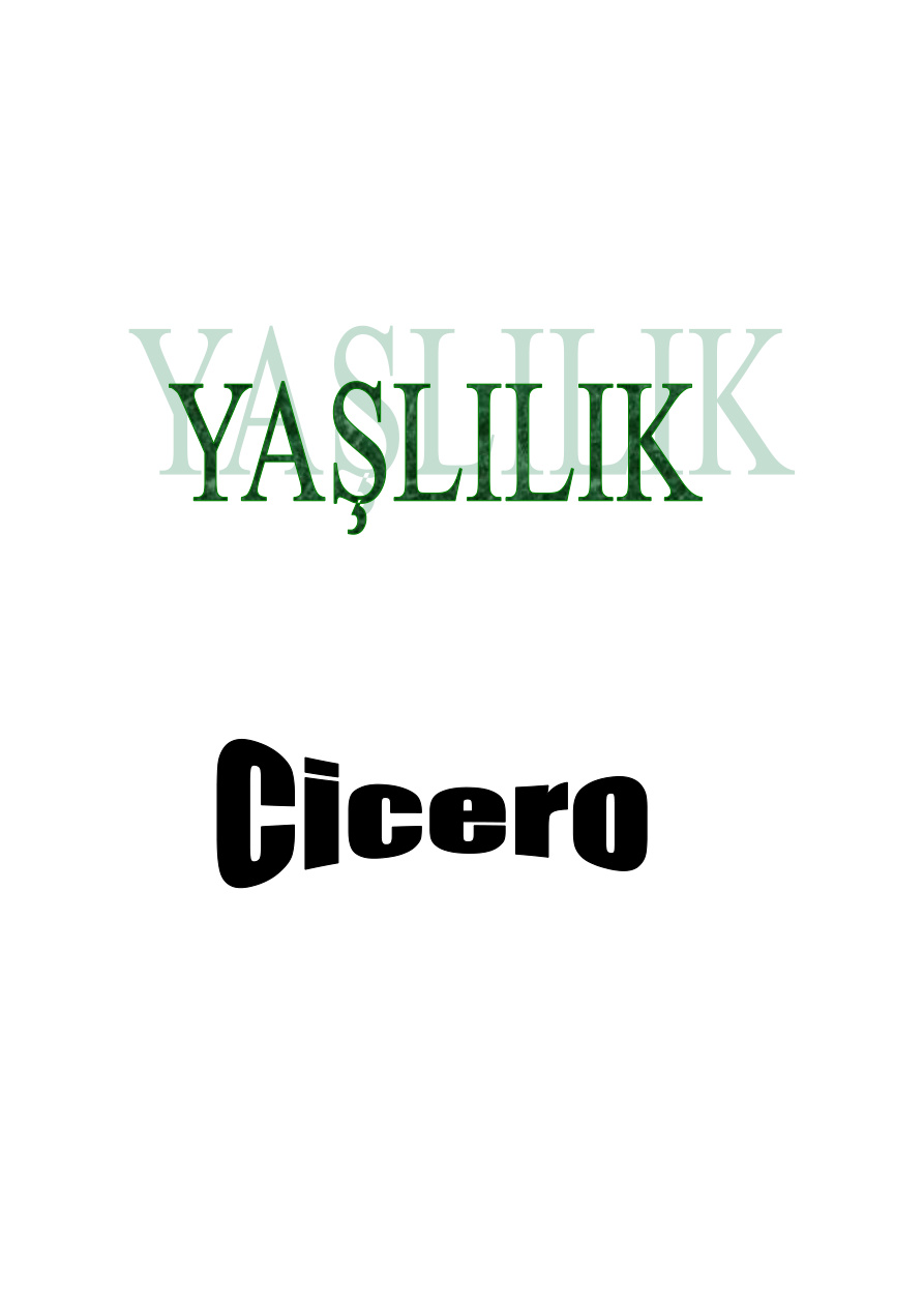 Yaşlılık (De Senectute) PDF – Cicero