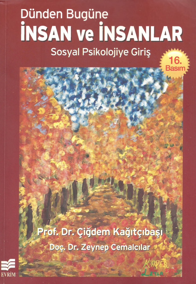 Sosyal Psikolojiye Giriş PDF – Çiğdem Kağıtçıbaşı