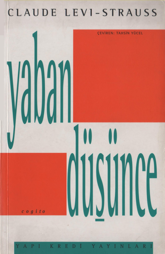 Yaban Düşünce PDF – Claude Lévi-Strauss