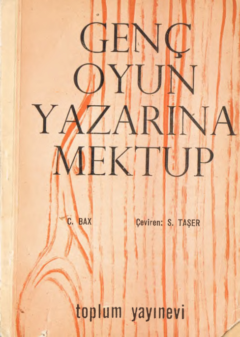 Genç Oyun Yazarına Mektup PDF – Clifford Bax
