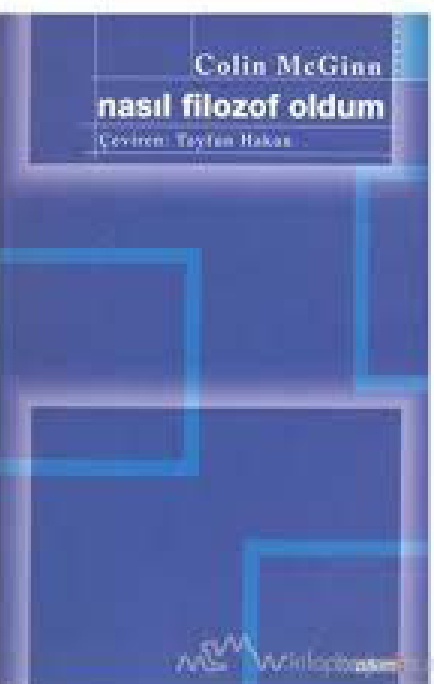 Nasıl Filozof Oldum PDF – Colin McGinn