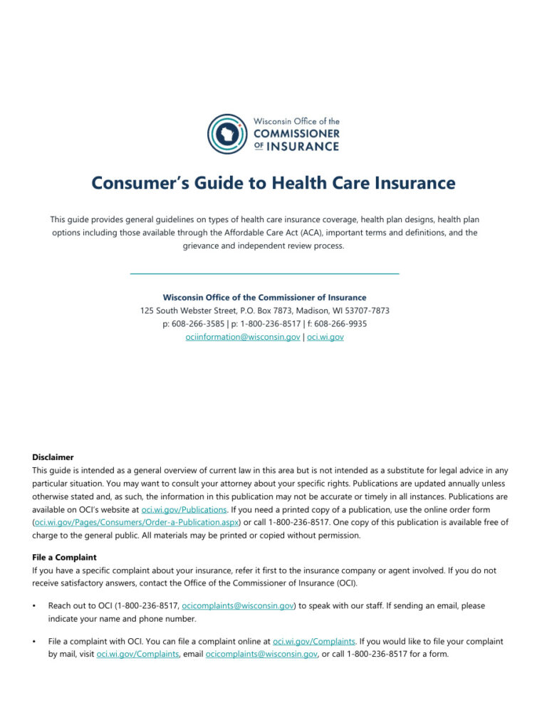 Consumer guide to healthcare insurance Kitap Kapağı