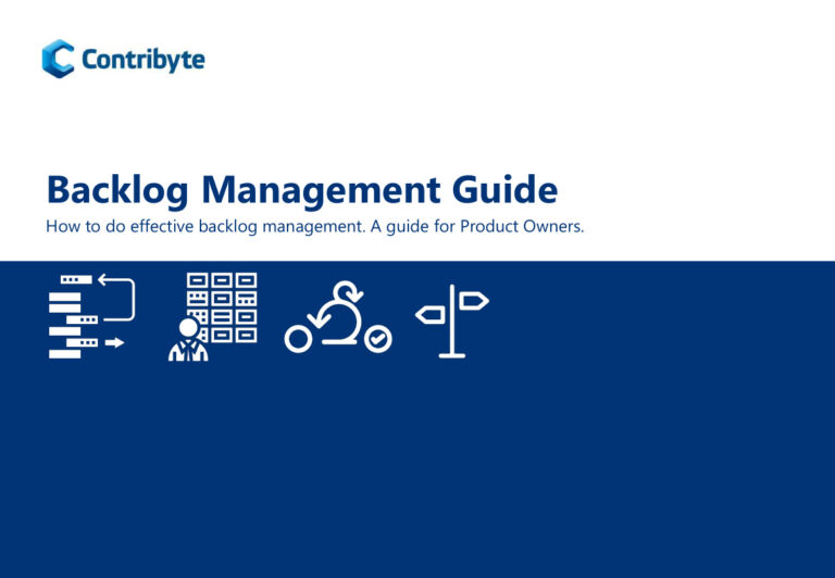 Product Owner Backlog Management Guide PDF - Contribyte 1 Contribyte Product Owner Backlog Management Guide Kitap Kapağı