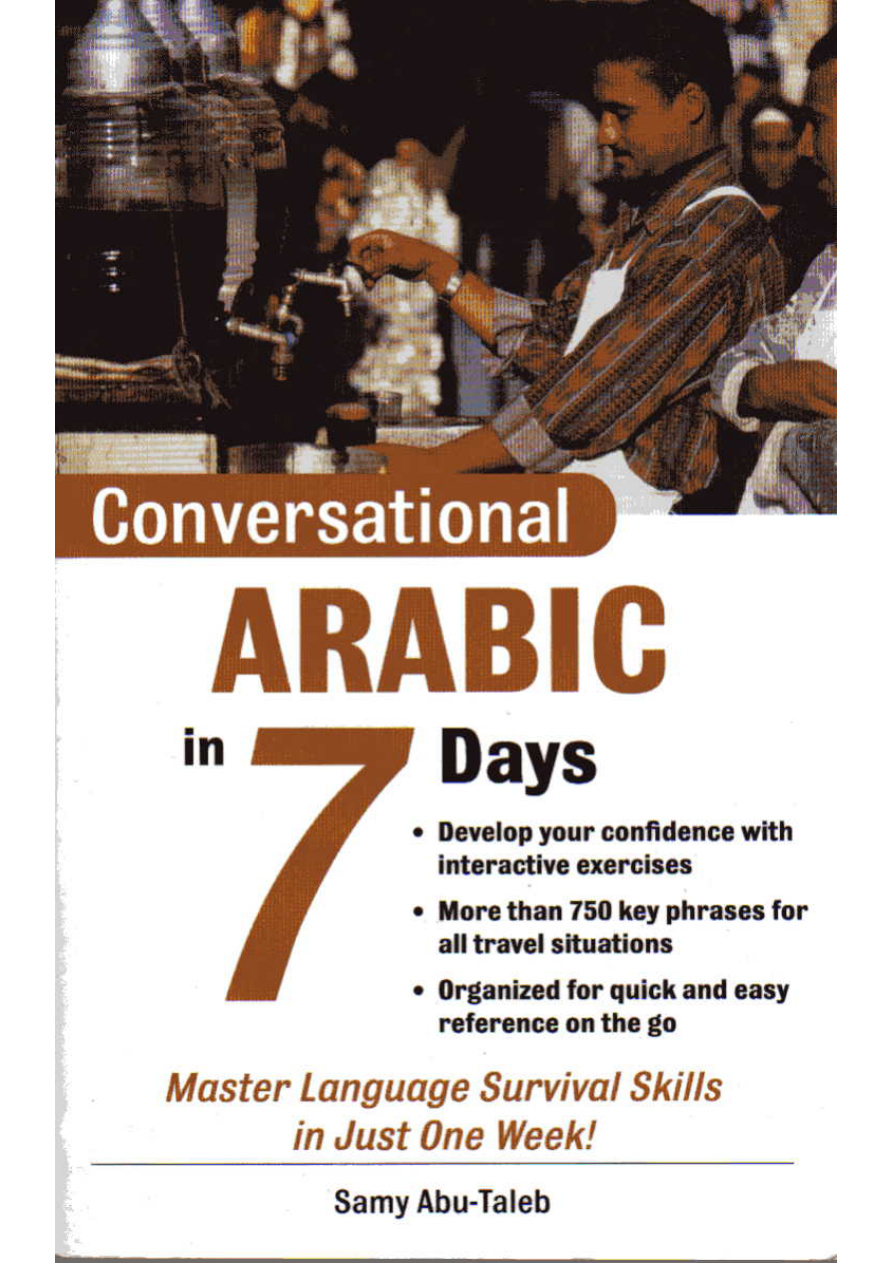 Conversational Arabic in 7 Days PDF – Kolektif / Dil Eğitimi