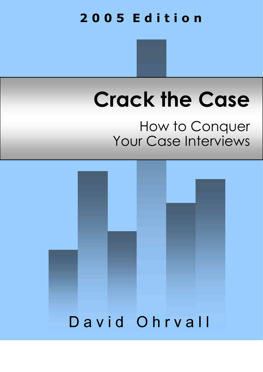 Crack The Case PDF – David Ohrvall