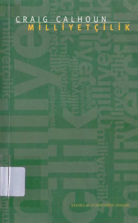 Milliyetçilik PDF – Craig Calhoun